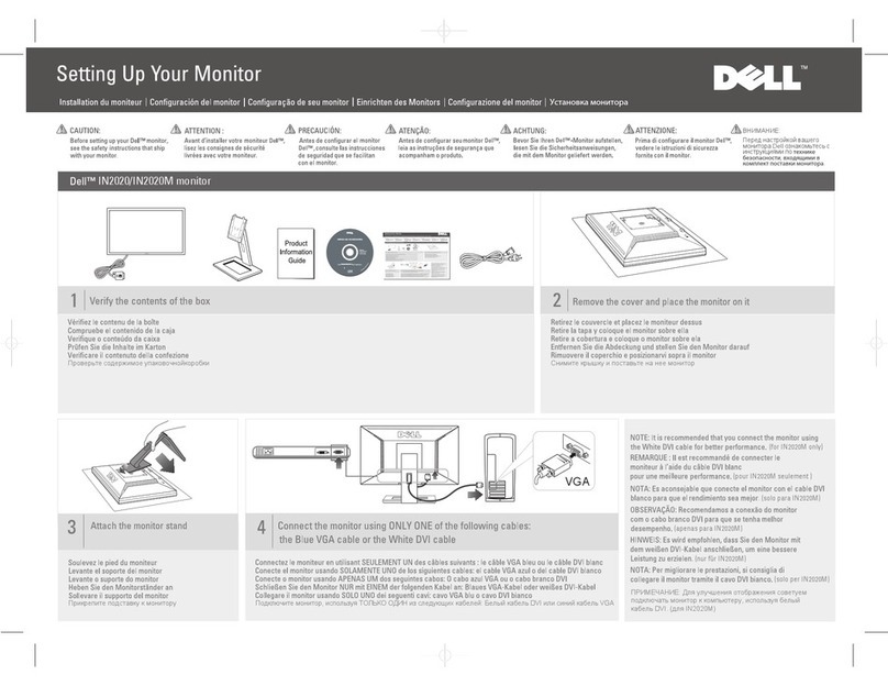 Dell IN2020 User manual Dell IN2020 User manual