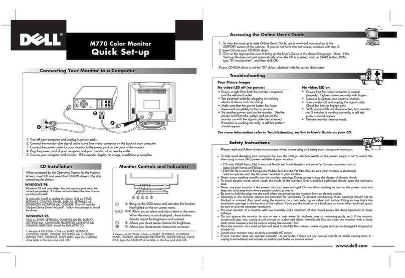 Dell M770 Specification sheet Dell M770 Specification sheet