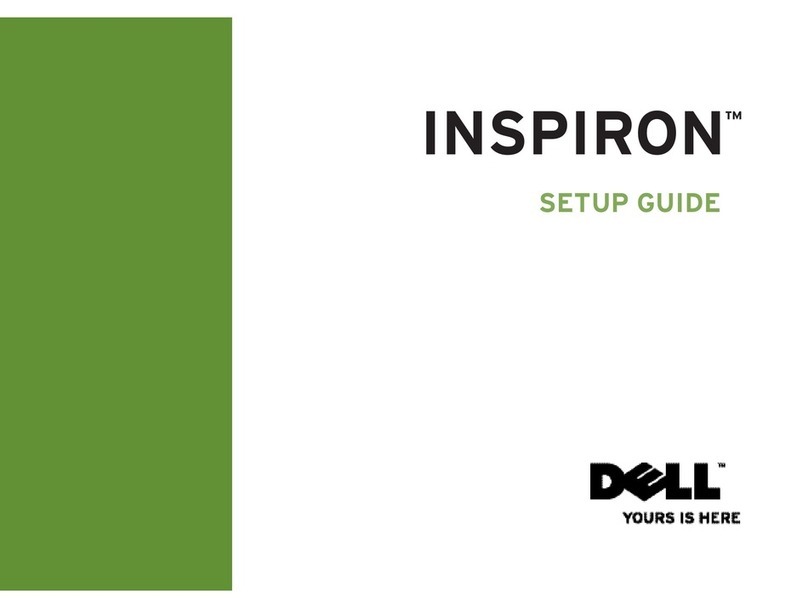 Dell Inspiron N073F Setup guide