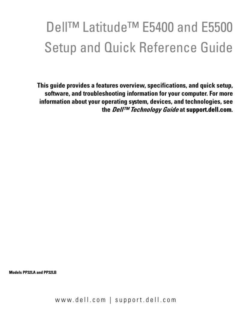 Dell Latitude P168C Quick reference guide Dell Latitude P168C Quick reference guide