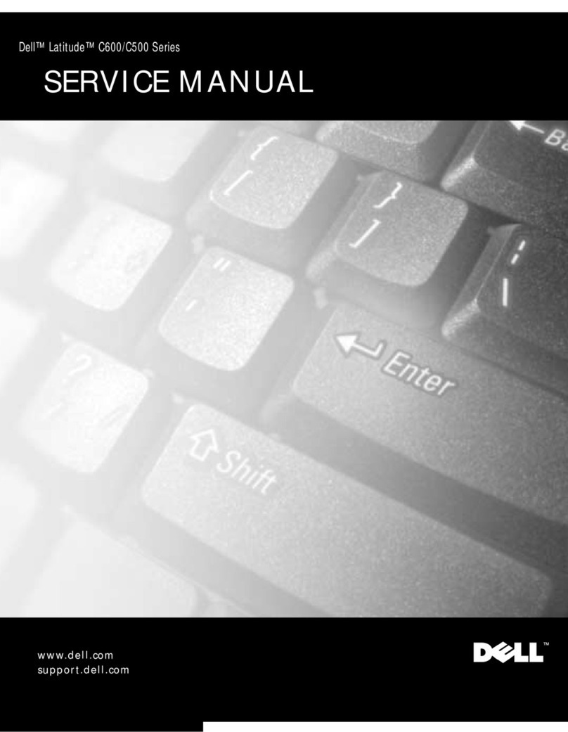 Dell C600 - Latitude Intel P-4 1.4GHz User manual