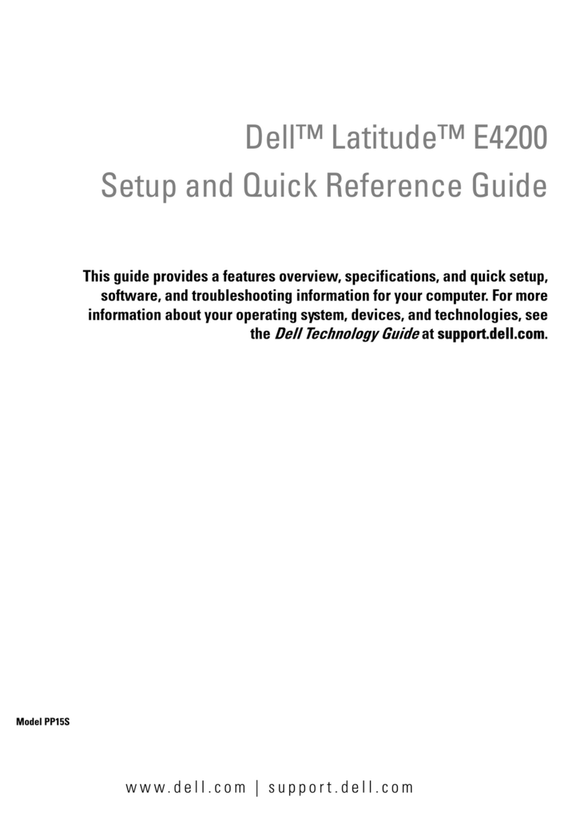Dell Latitude H683D Setup and quick reference guide