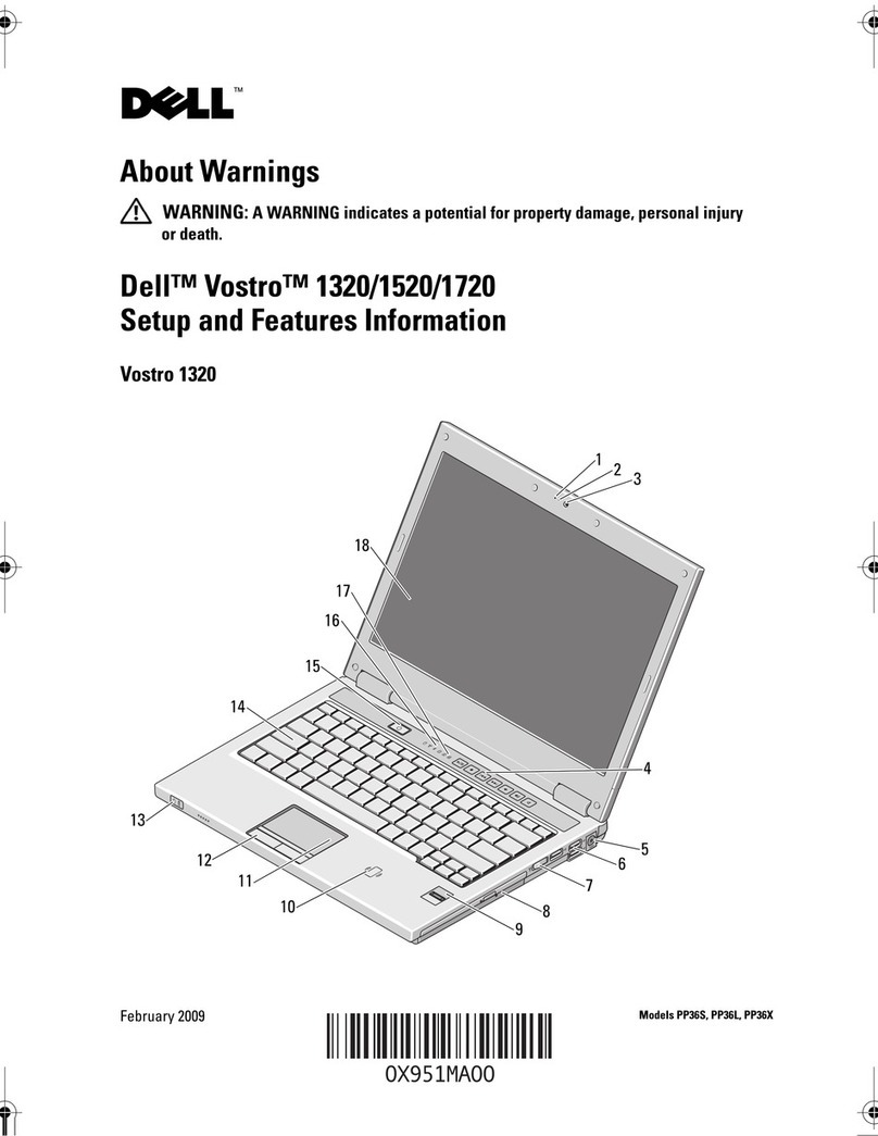 Dell Inspiron 1320 Owner's manual Dell Inspiron 1320 Owner's manual