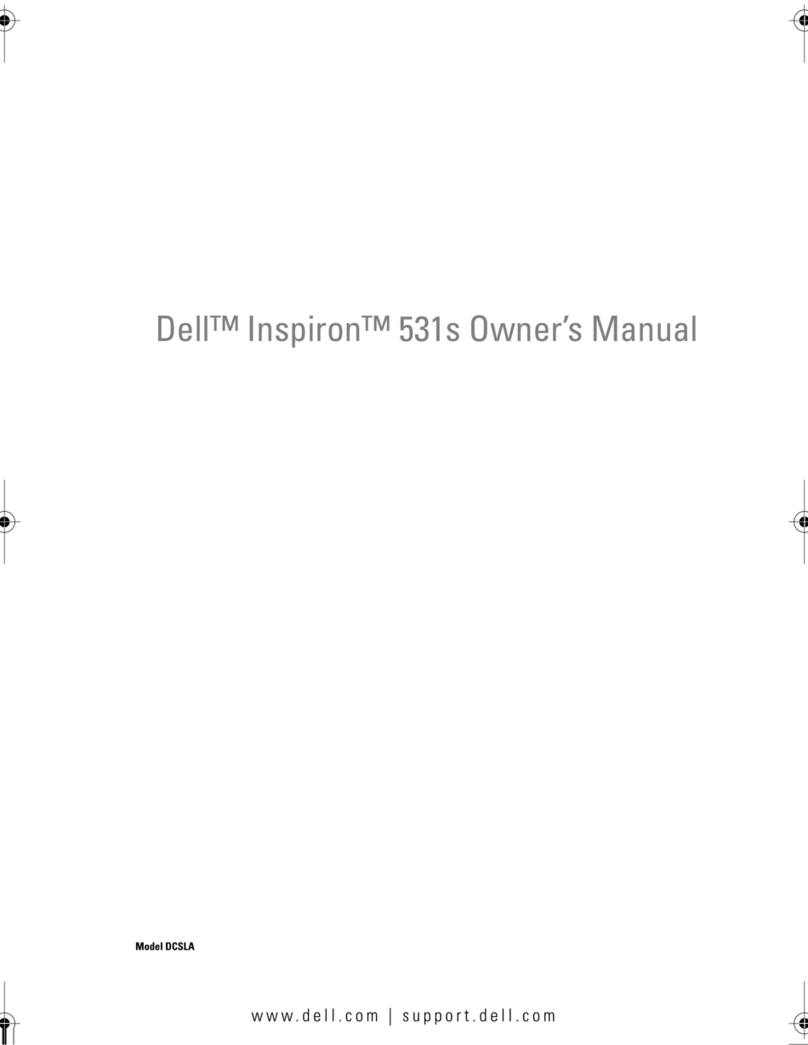 Dell INSPIRON 531s Series owner's manual