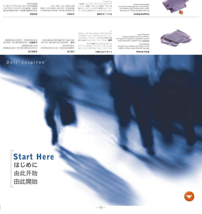 Dell Inspiron 3H701 Instruction Manual