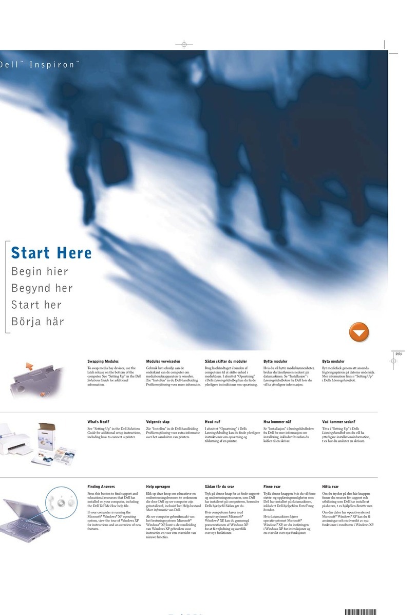 Dell Inspiron 2500 Start here