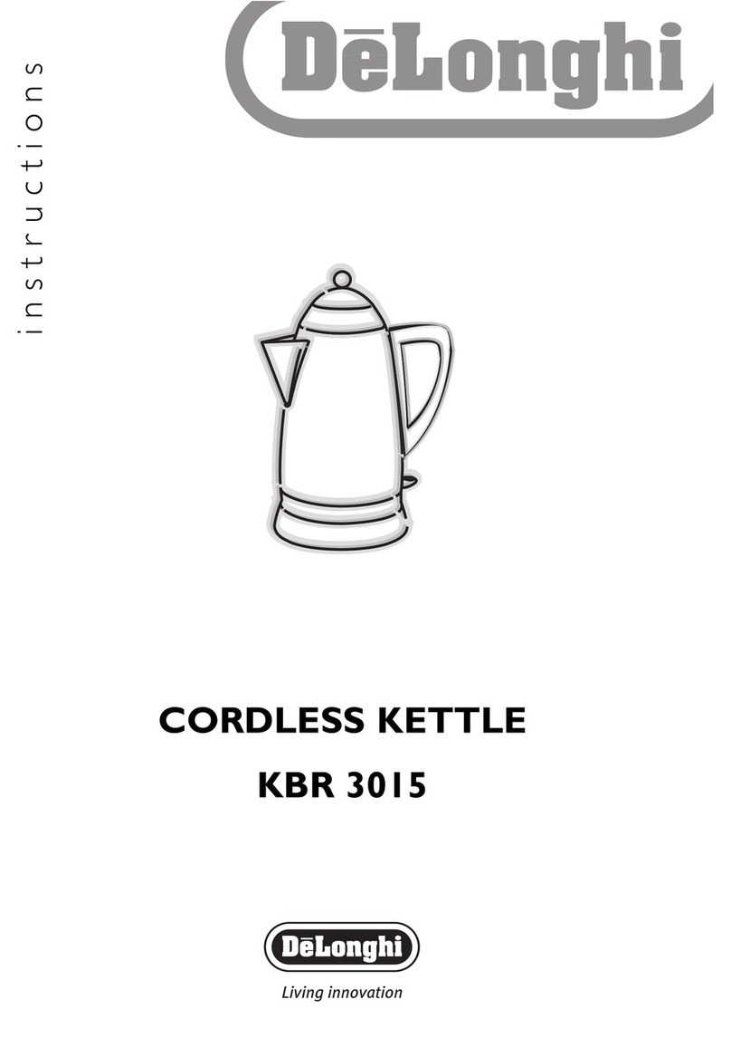 DeLonghi KBR 3015 User manual