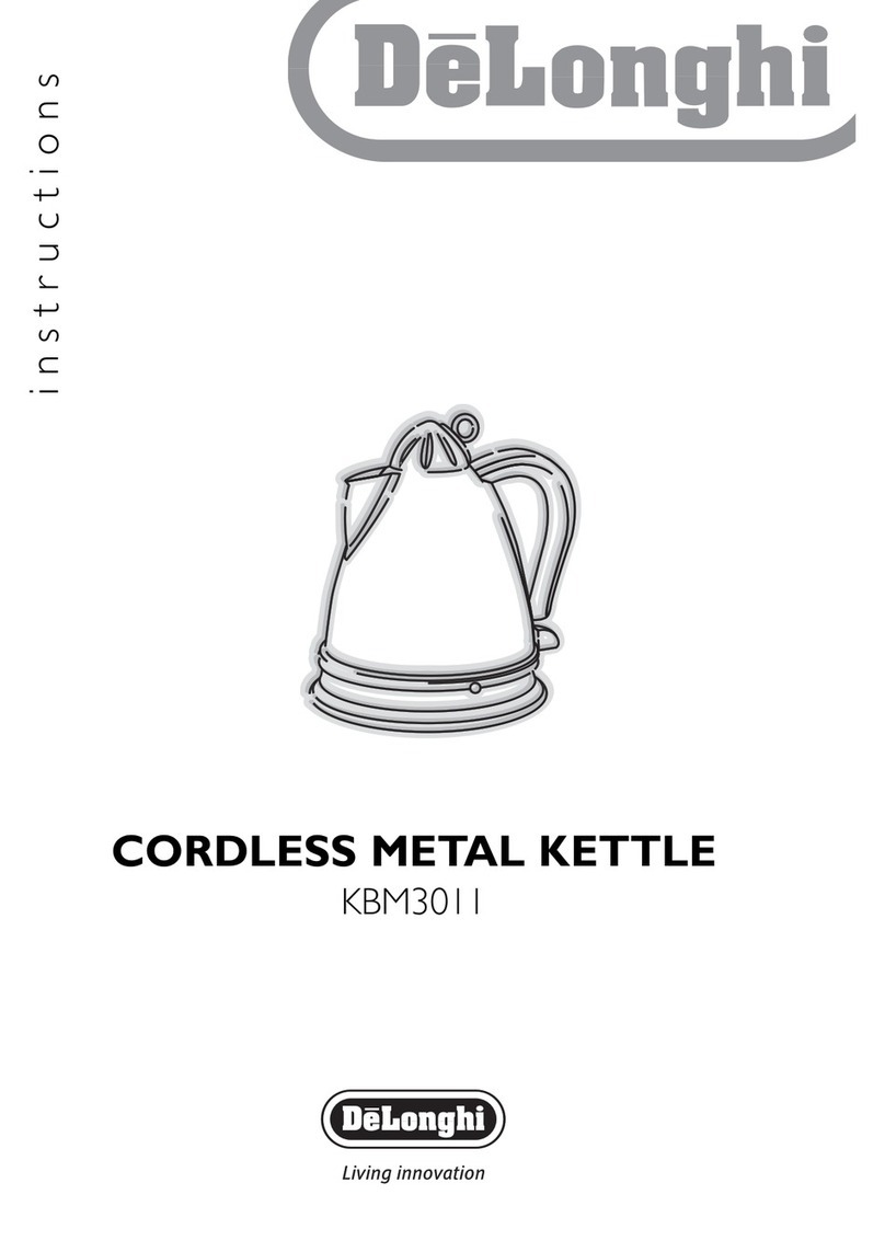 DeLonghi KBM3011 User manual