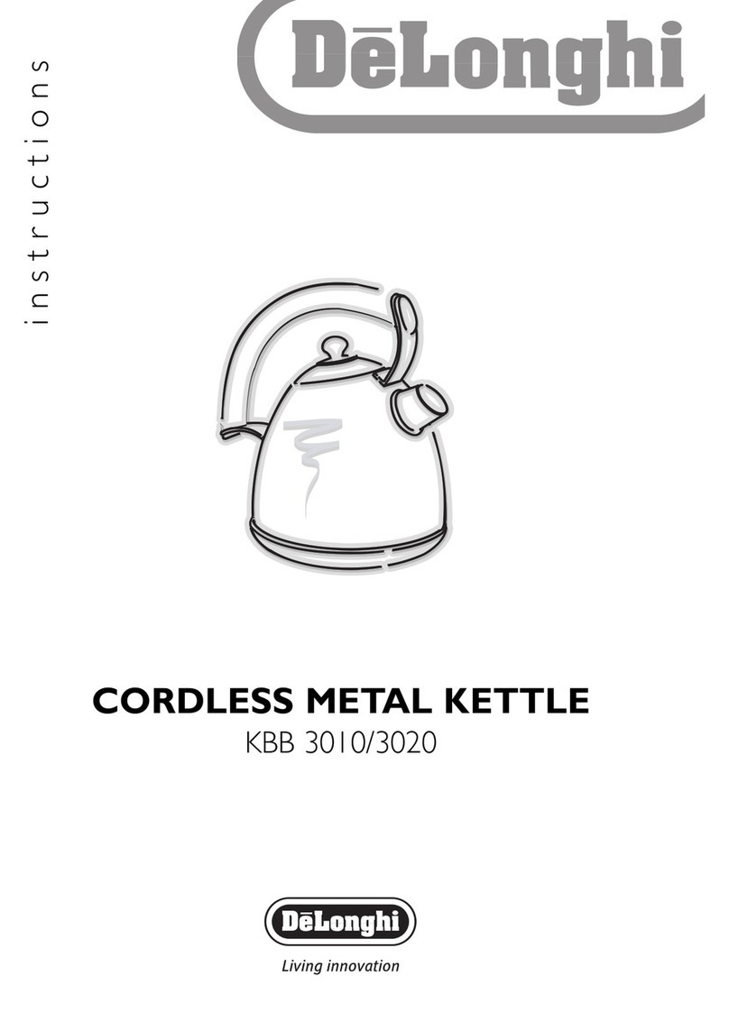 DeLonghi KBB 3010 User manual