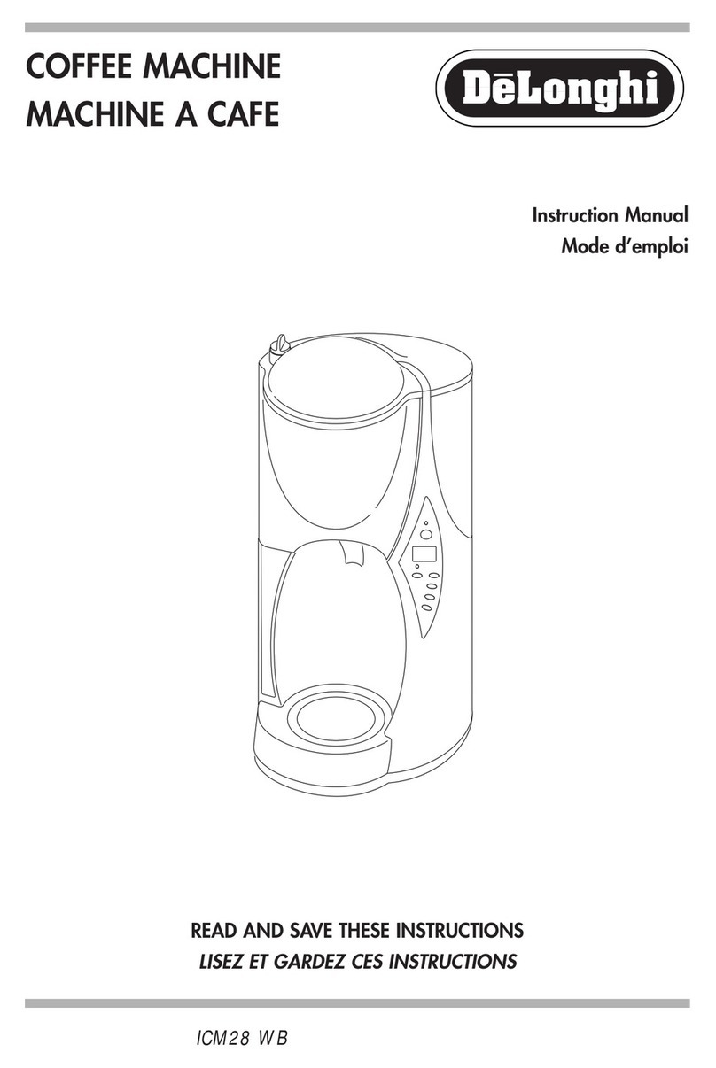 DeLonghi ICM28 WB instruction manual