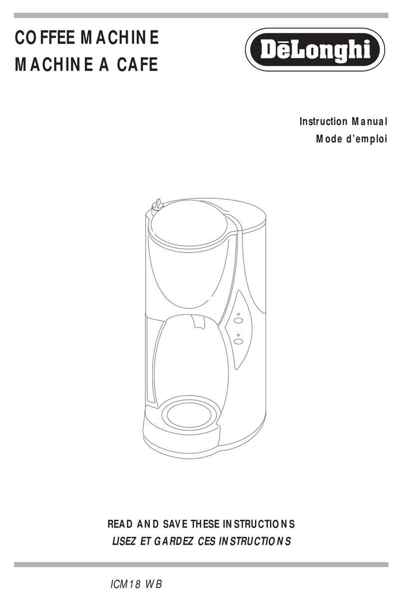 DeLonghi ICM18 WB User manual