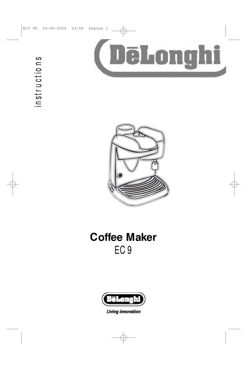 DeLonghi EC9 UK instructions