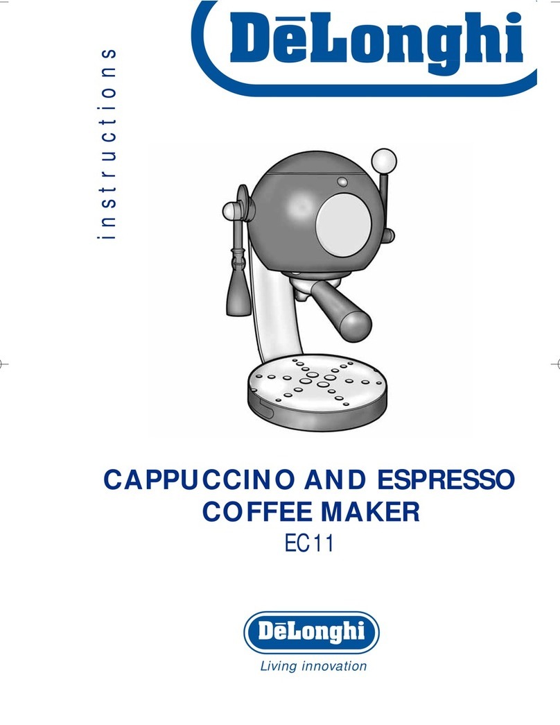 DeLonghi EC11 User manual DeLonghi EC11 User manual