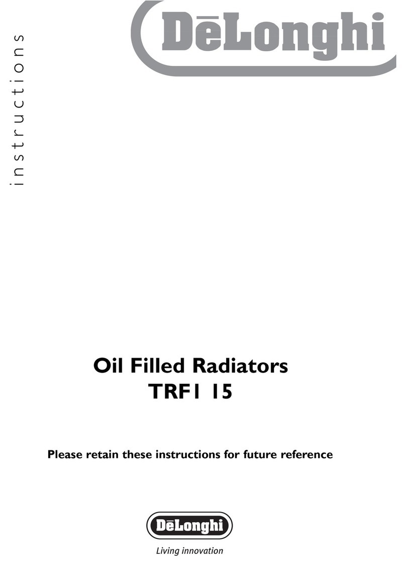 DeLonghi TRF1 15 User manual DeLonghi TRF1 15 User manual