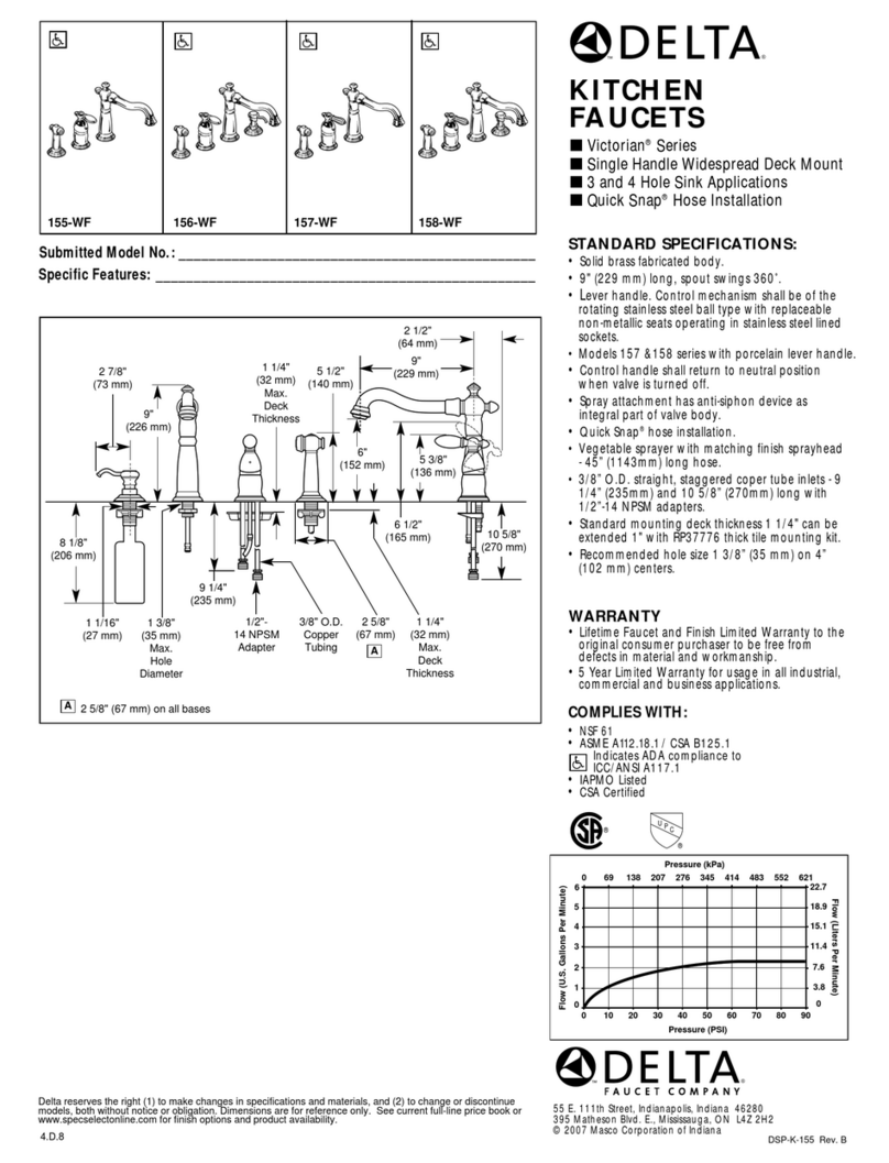 Delta 157-WF User manual