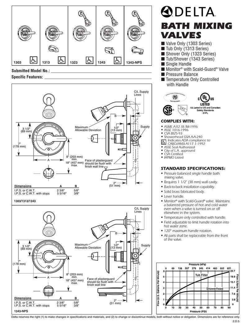 Delta 1313 User manual