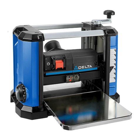 Delta 13" PORTABLE PLANER 22-590 User manual