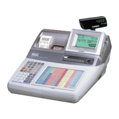 Casio TE-4000 Quick setup guide