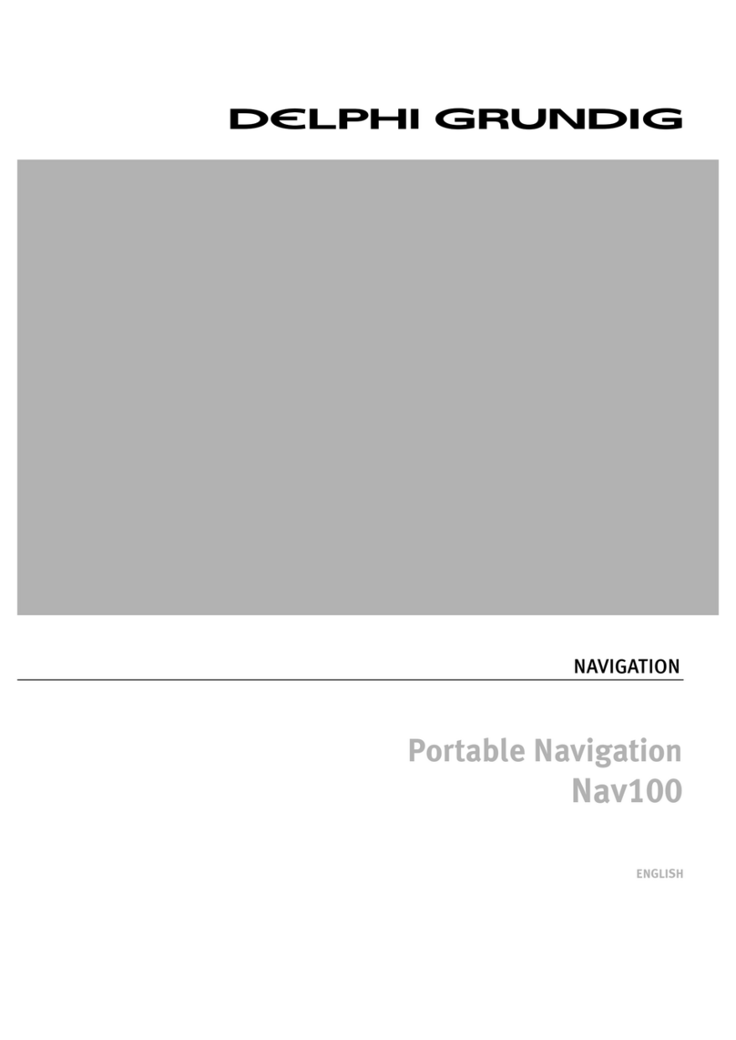 DELPHI GRUNDIG Portable Navigation Nav100 User manual
