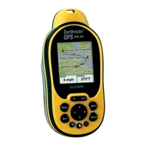 DeLorme Earthmate GPS PN-20 User manual