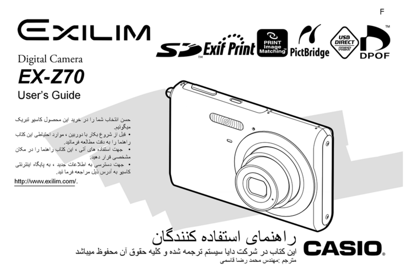 Casio EXILM EX-Z70 User manual