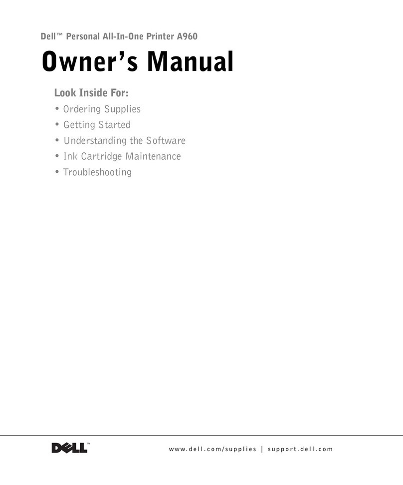 Dell A960 - Personal All-in-One Printer Color... owner's manual