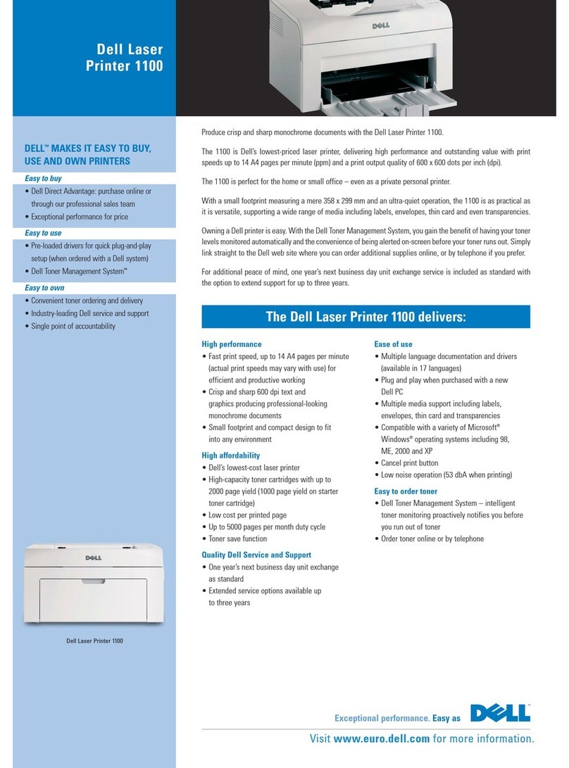 Dell INSPIRON Inspiron 1100 User manual