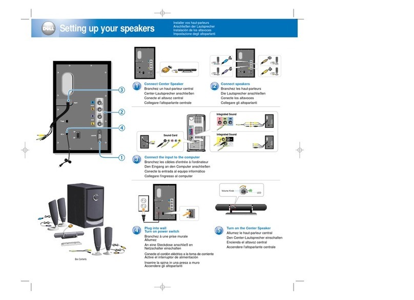 Dell Speakers manual