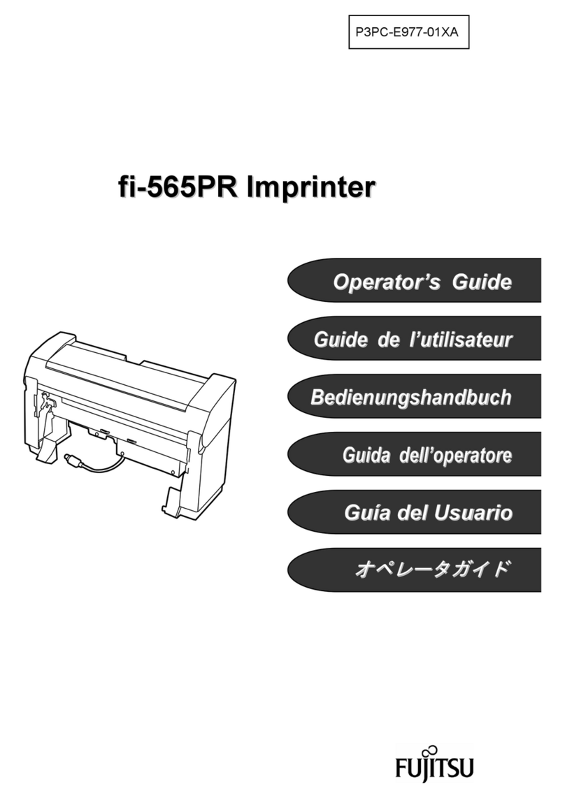 Fujitsu fi-565PR Operator's guide