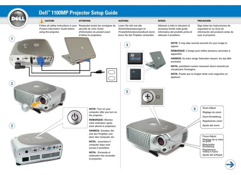 Dell 1100MP User manual