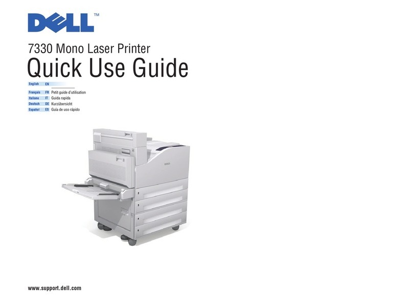 Dell 7330dn - Laser Printer B/W Operating manual