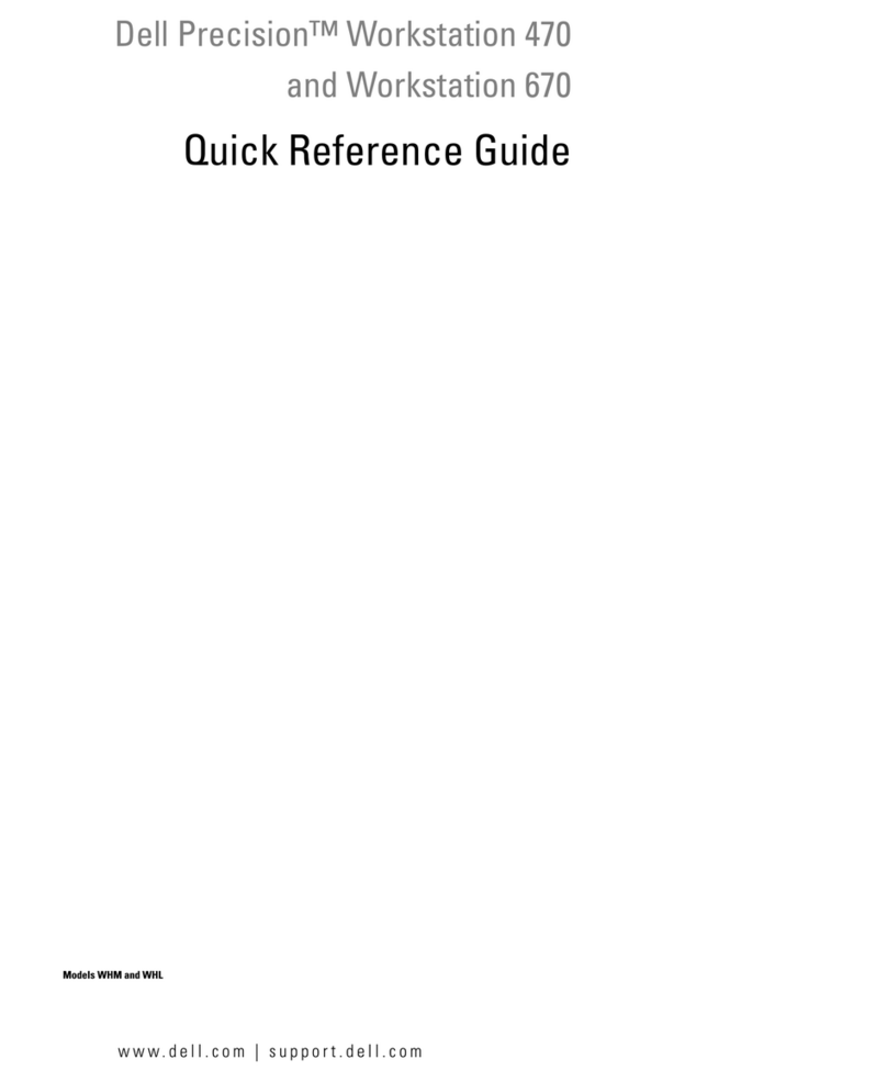 Dell Precision T3913 Quick reference guide
