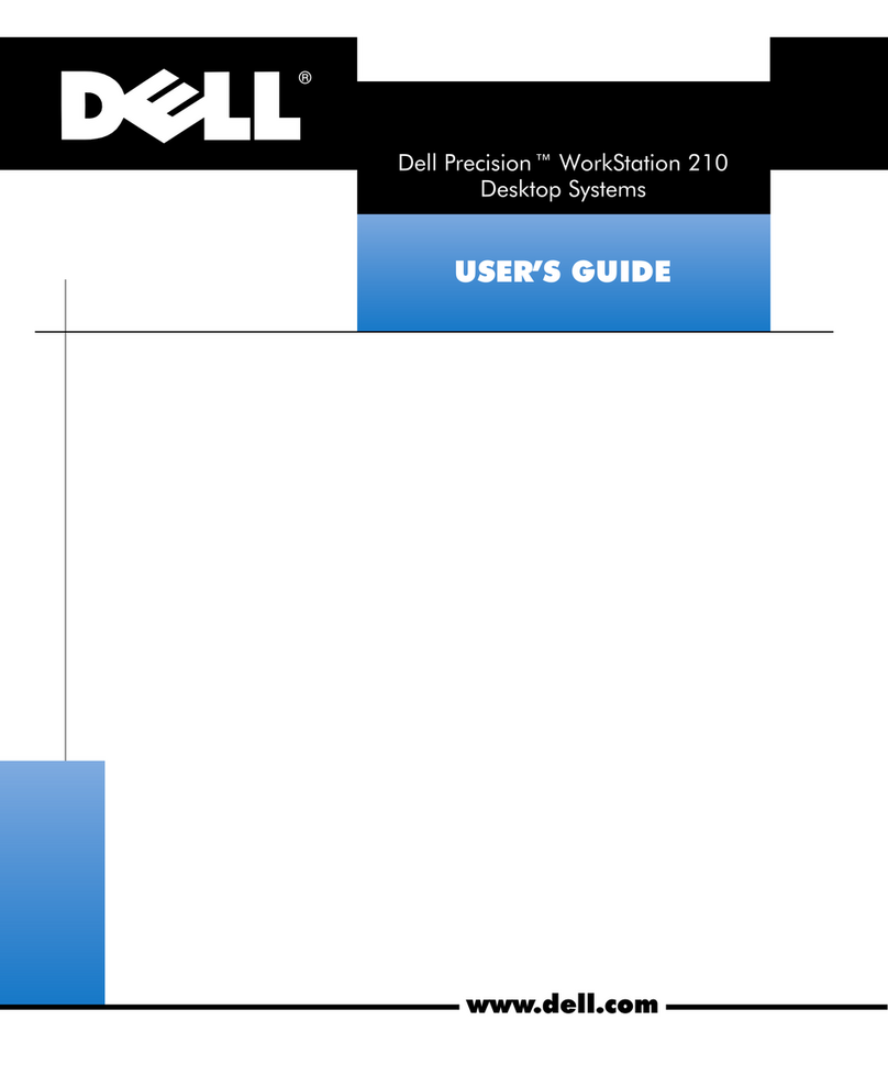 Dell Precision WorkStation 210 User manual