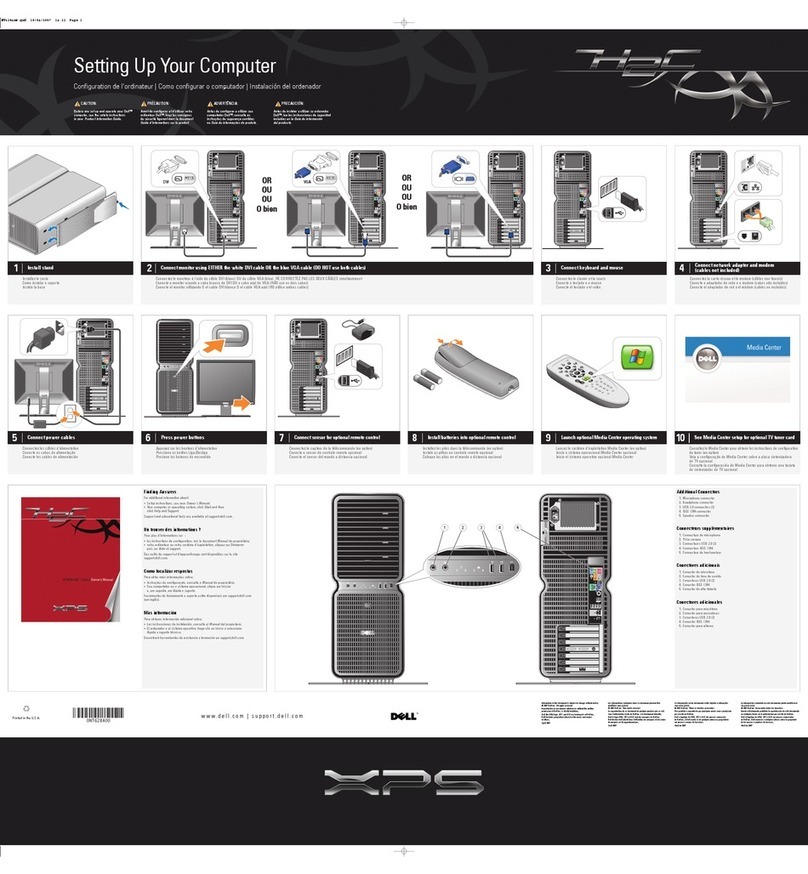 XPS XPS 720 H2C User manual