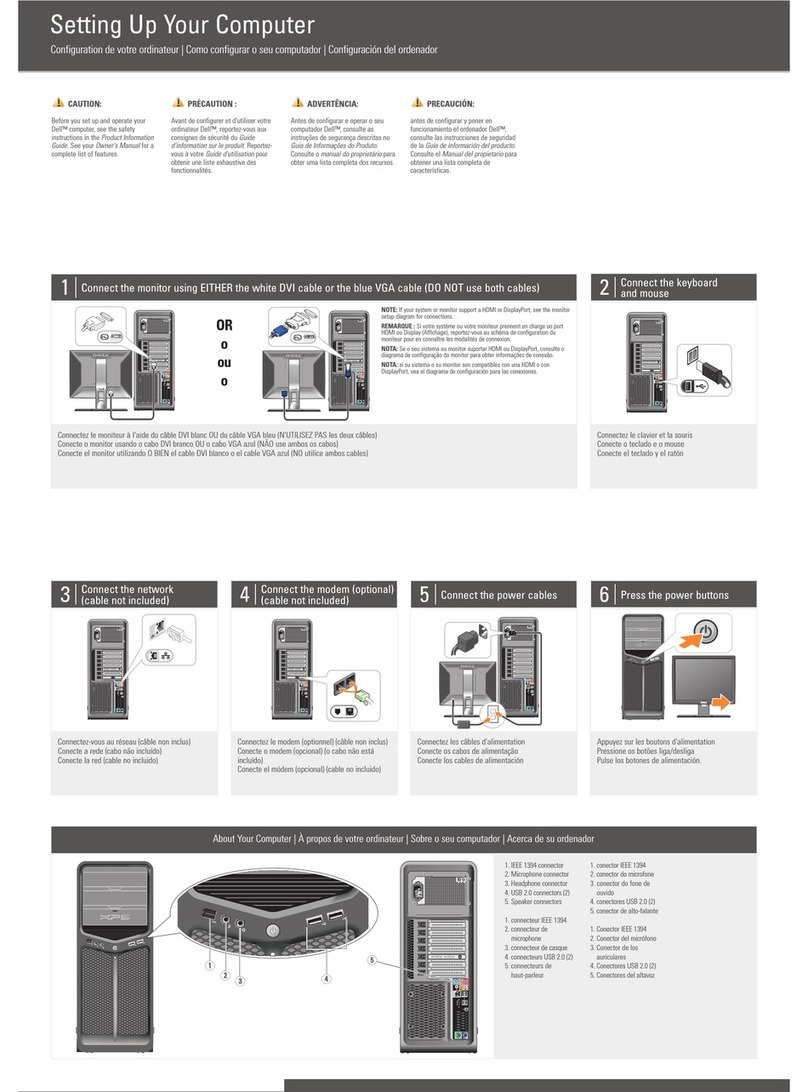 Dell XPS 630i User manual Dell XPS 630i User manual