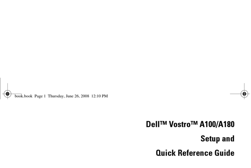 Dell Vostro A100 User manual