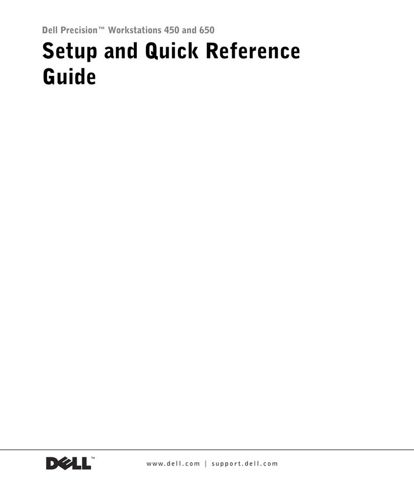 Dell Precision Workstation 650 User manual