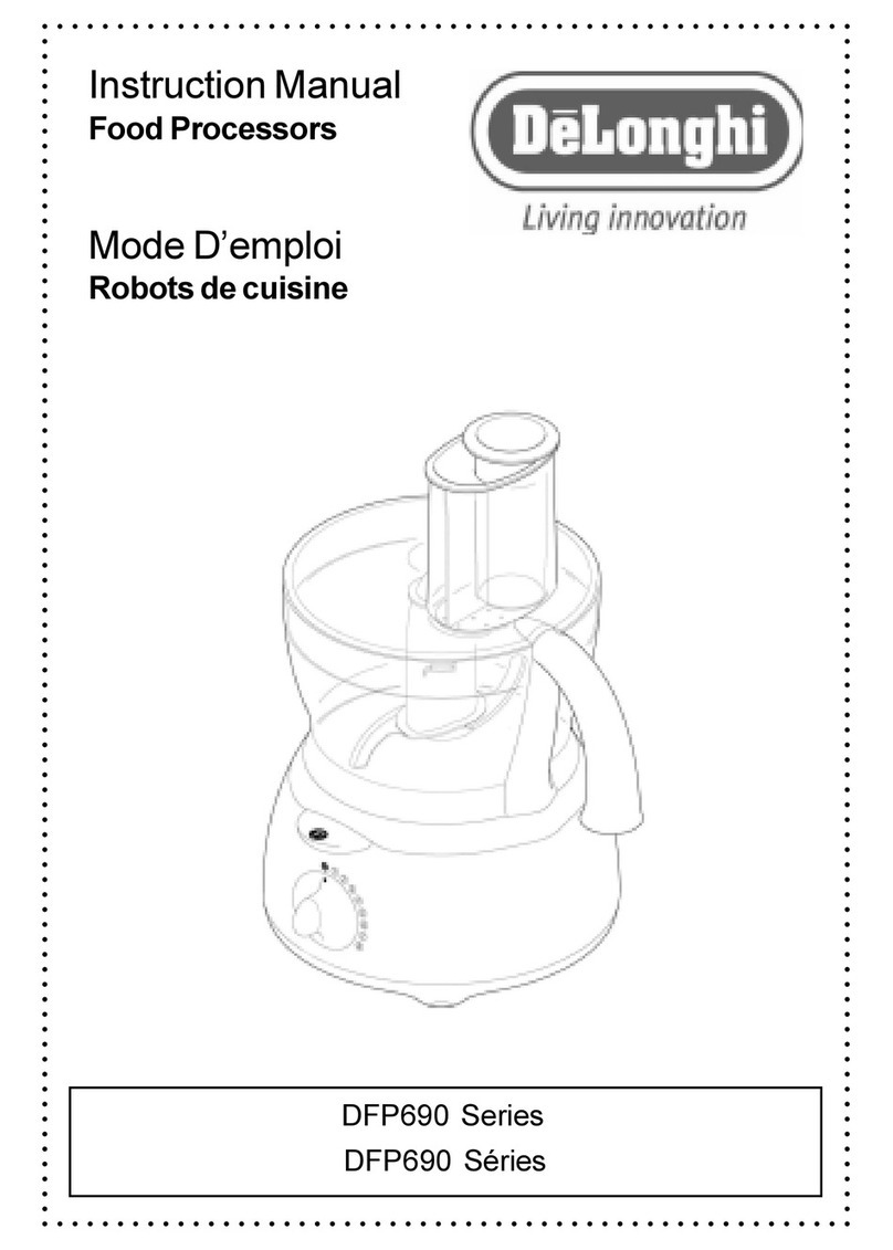 DeLonghi DFP690 Series instruction manual