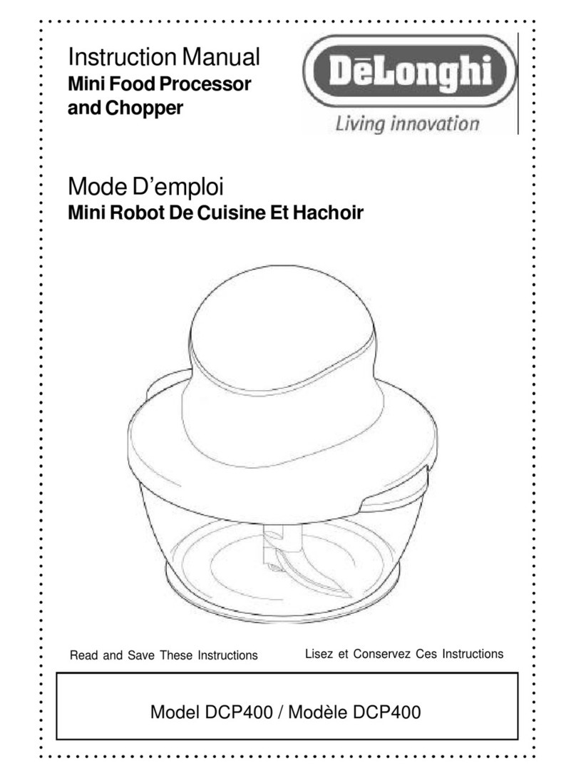 DeLonghi DCP400 instruction manual