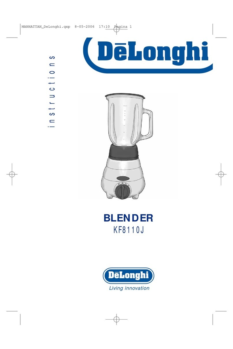 DeLonghi KF8110J User manual DeLonghi KF8110J User manual