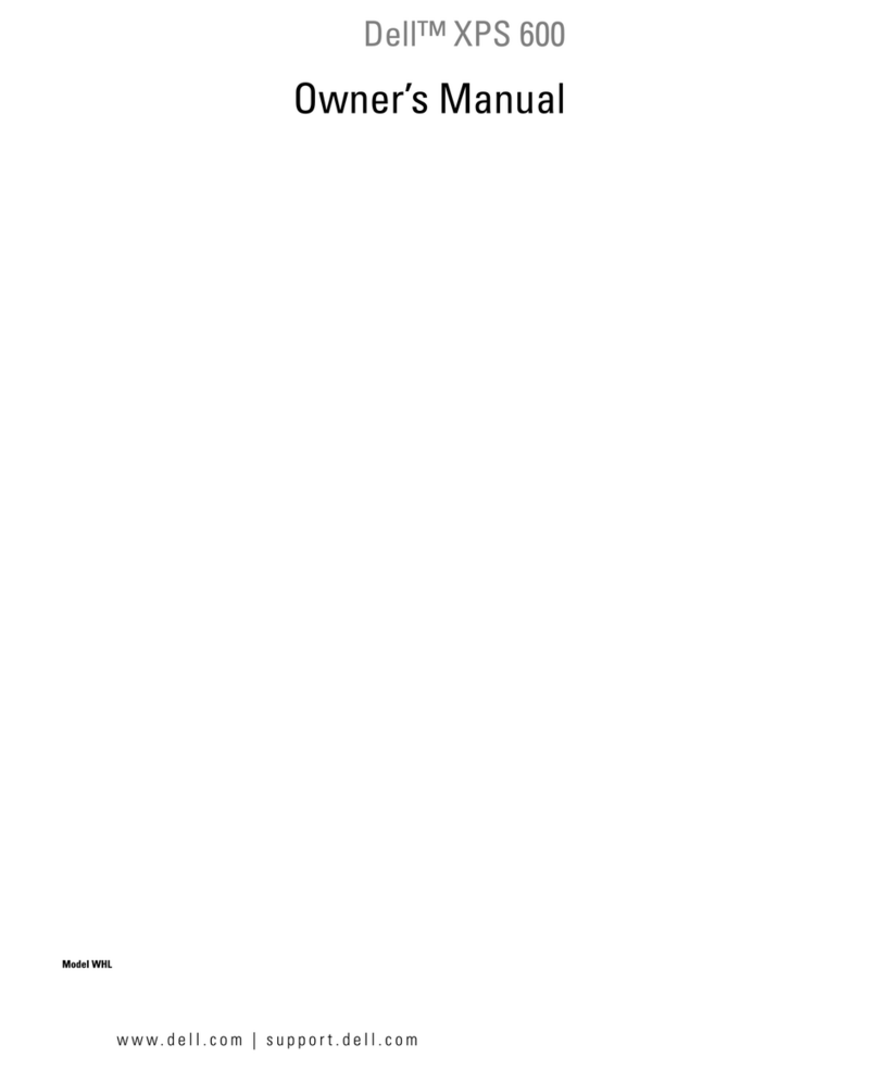 Dell XPS 600 Renegade User manual