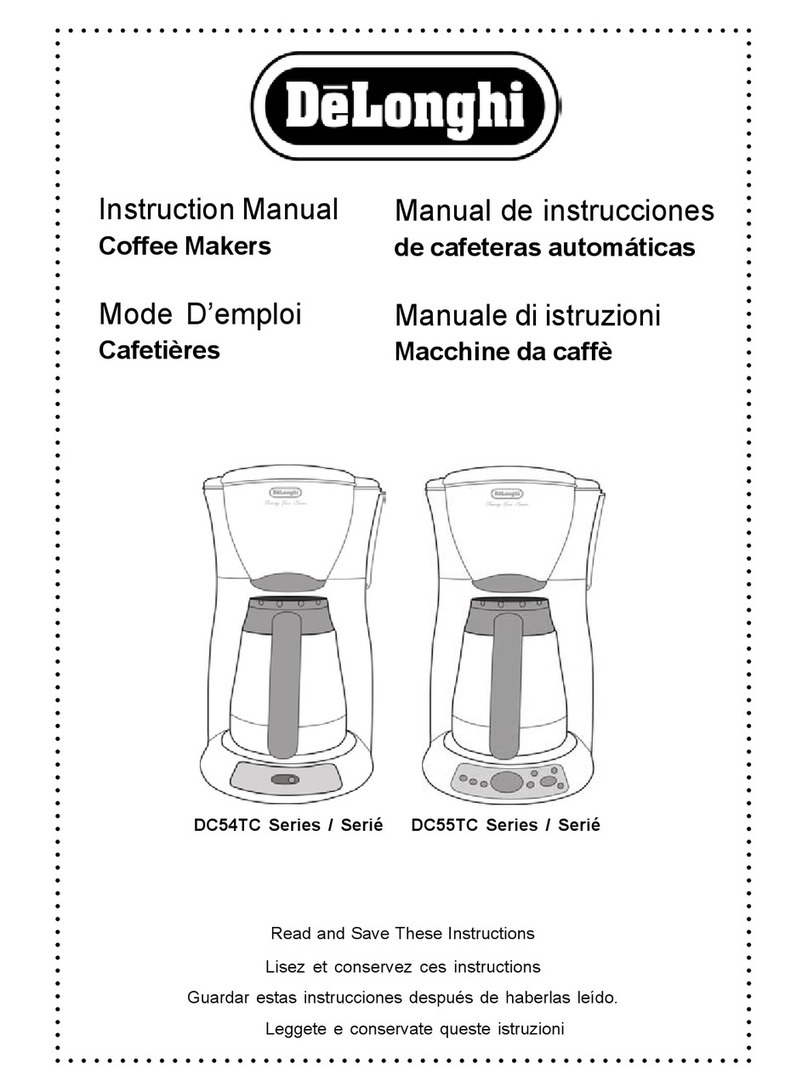 DeLonghi DC54TC Series instruction manual