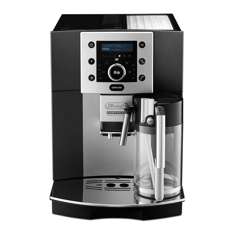 DeLonghi Coffe Center 5500 Installation instructions manual