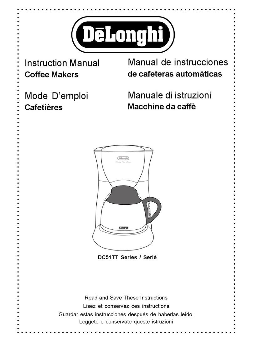 DeLonghi DC51TT Series instruction manual