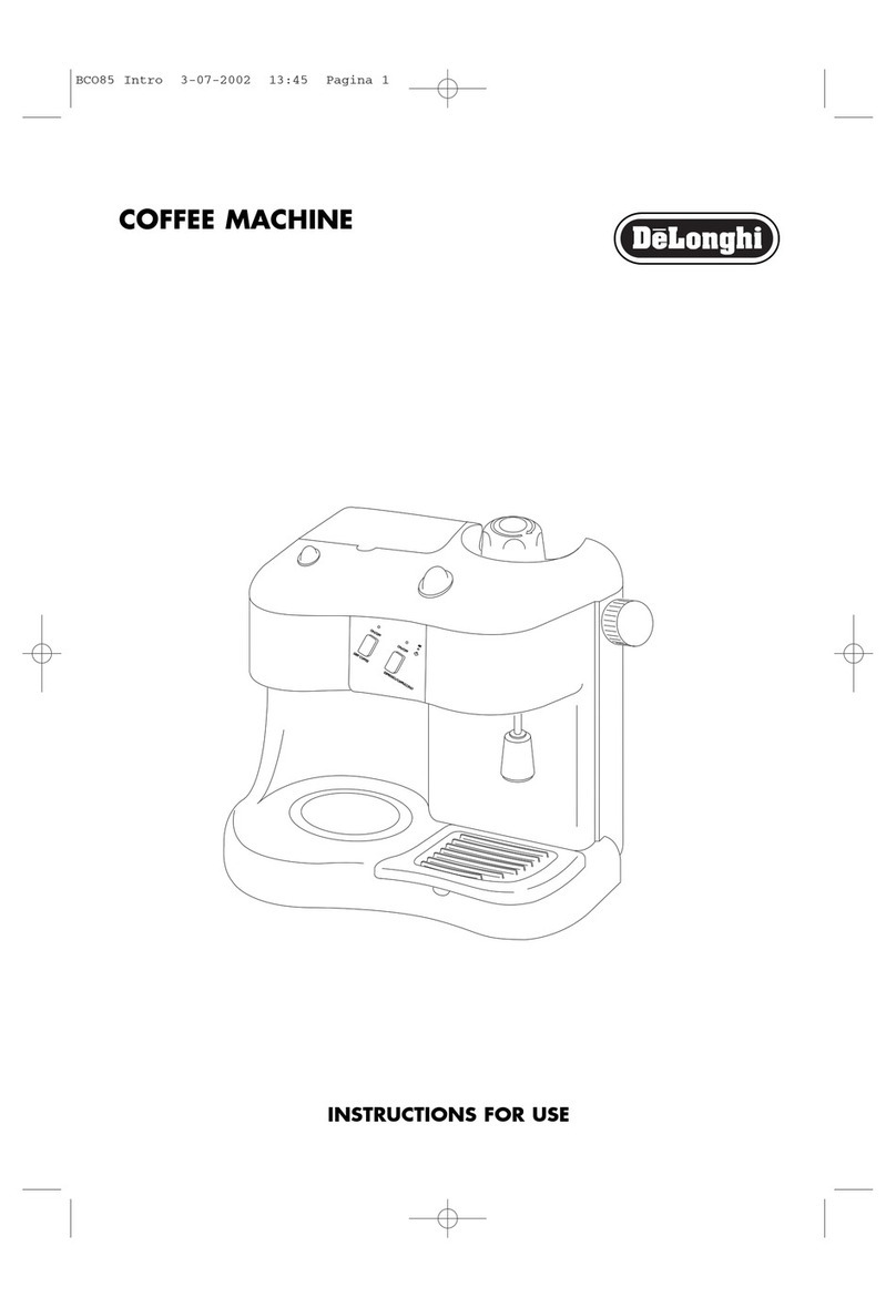 DeLonghi BCO85 GB User manual