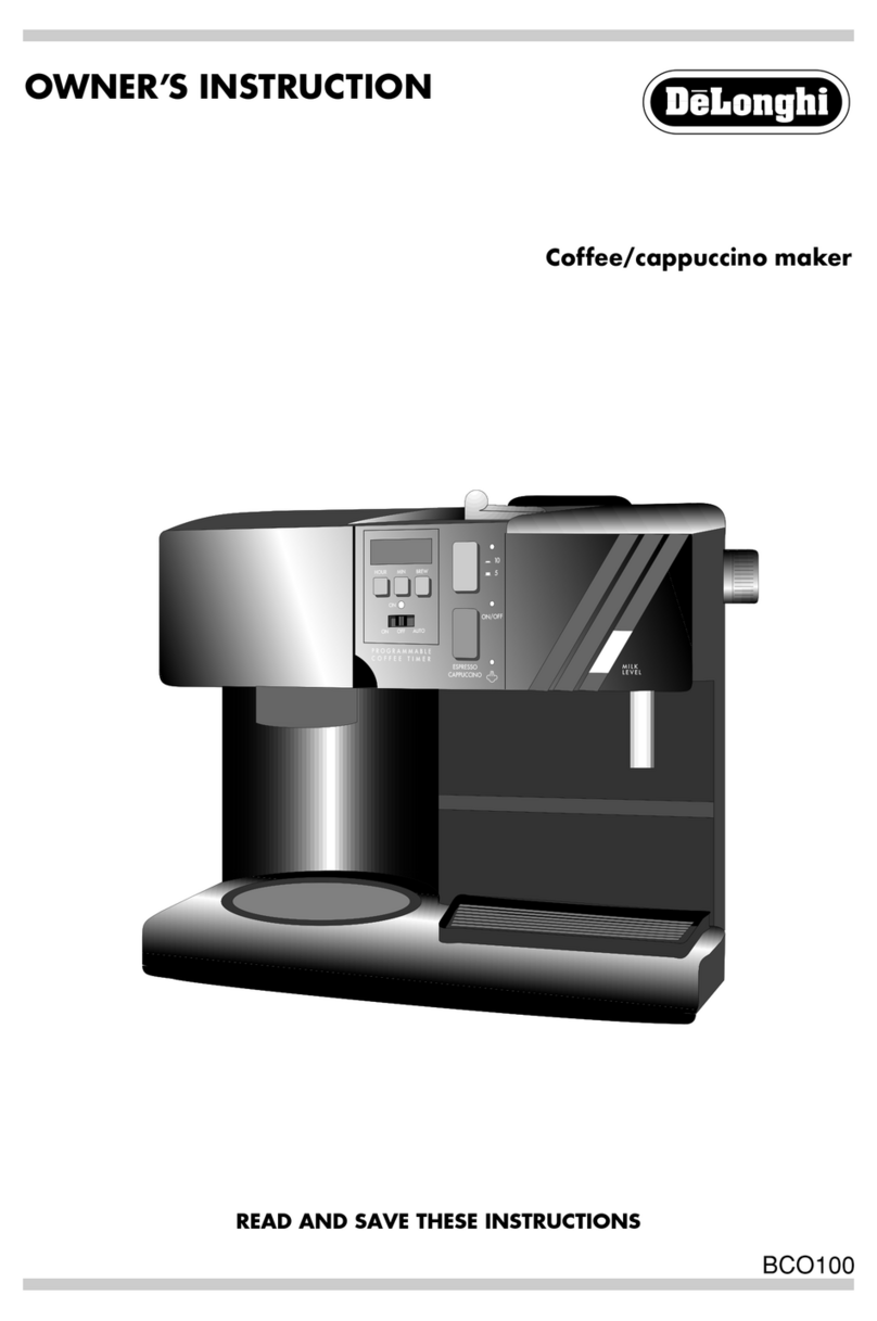 DeLonghi BCO100 User manual
