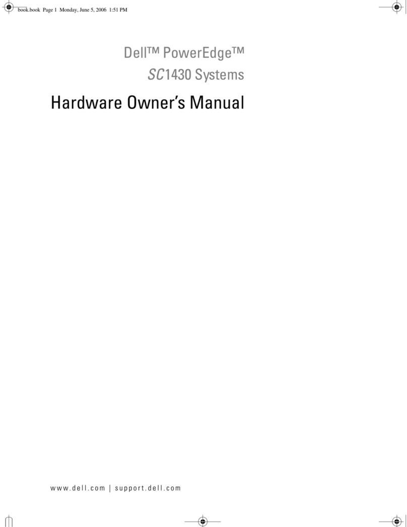 Dell POWER EDGE SC1430 User manual