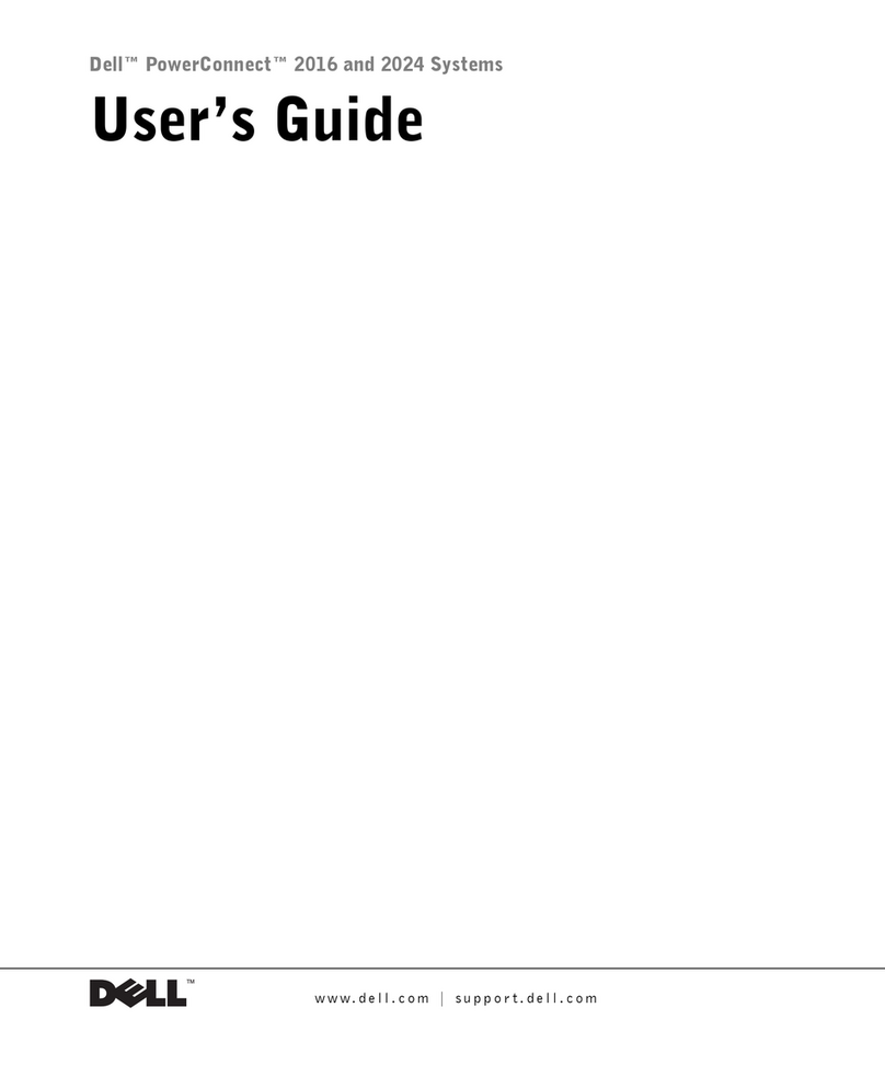 Dell PowerConnect 2016 User manual
