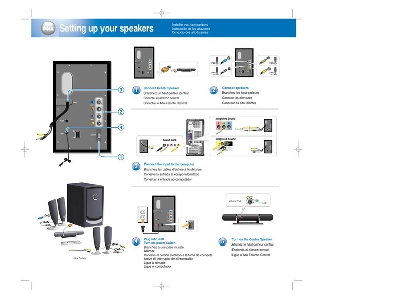 Dell Speaker user manual