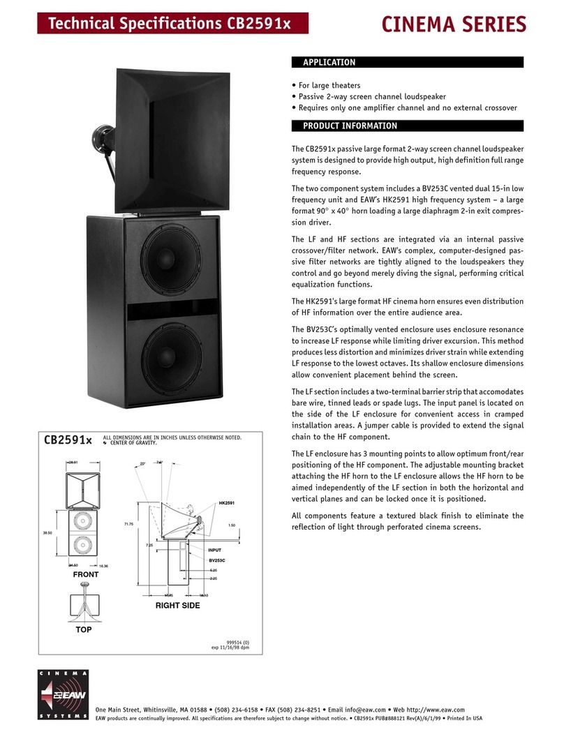 EAW CB2591x User manual